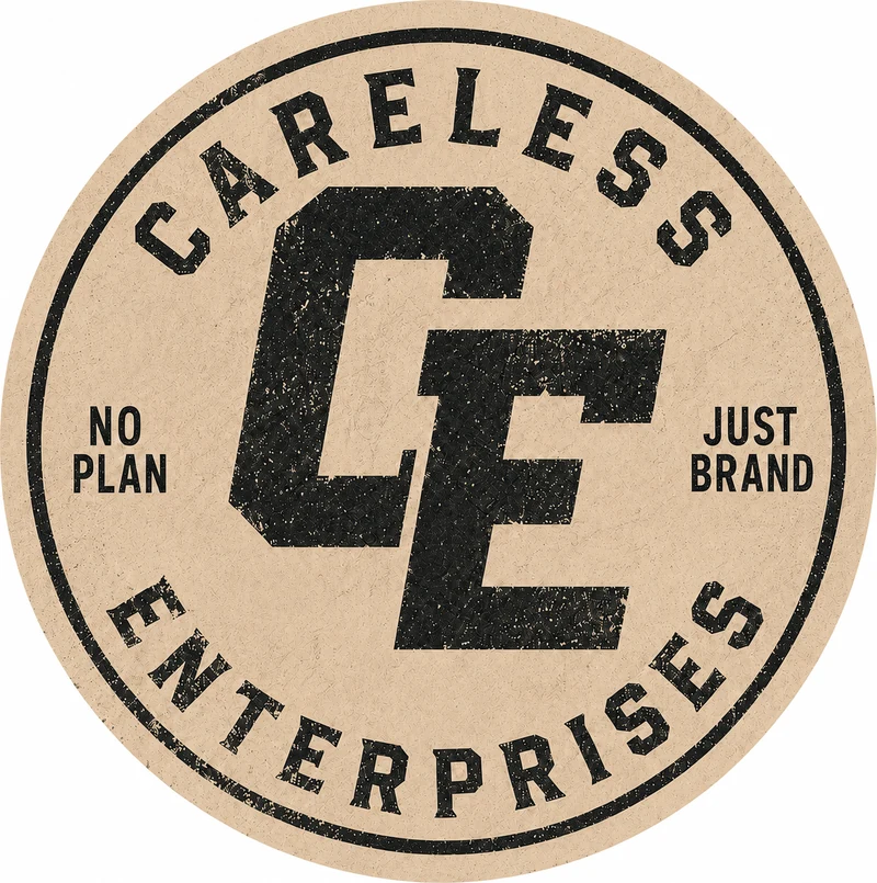 Careless Enterprises seal: No Plan. Just Brand.